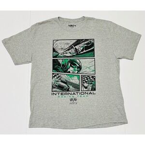 Miken International Racing Team Mens XL Gray Paris Motorsports Graphic Shirt New